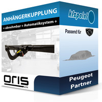 Oris AnhäNgekupplung Abnehmbar Passend für Peugeot Partner 06.2018-Jetzt Neu