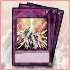 YuGiOh Icarus Attack x3 Ultra Rare Holo Foil 1st Edition