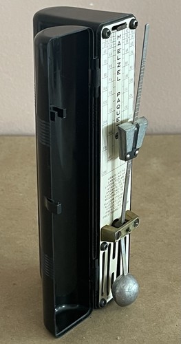 Vintage Maëlzel Paquet TEMPOCKET Metronome - Made In Paris France - Works - Picture 10 of 17