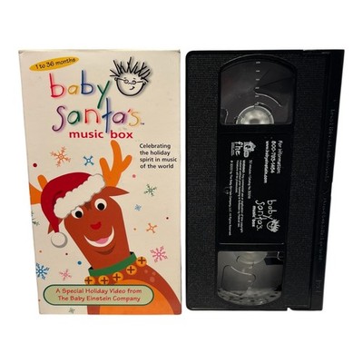 Baby Einstein: Baby Santas Music Box VHS Tape Learning Fun Educational Kids V1
