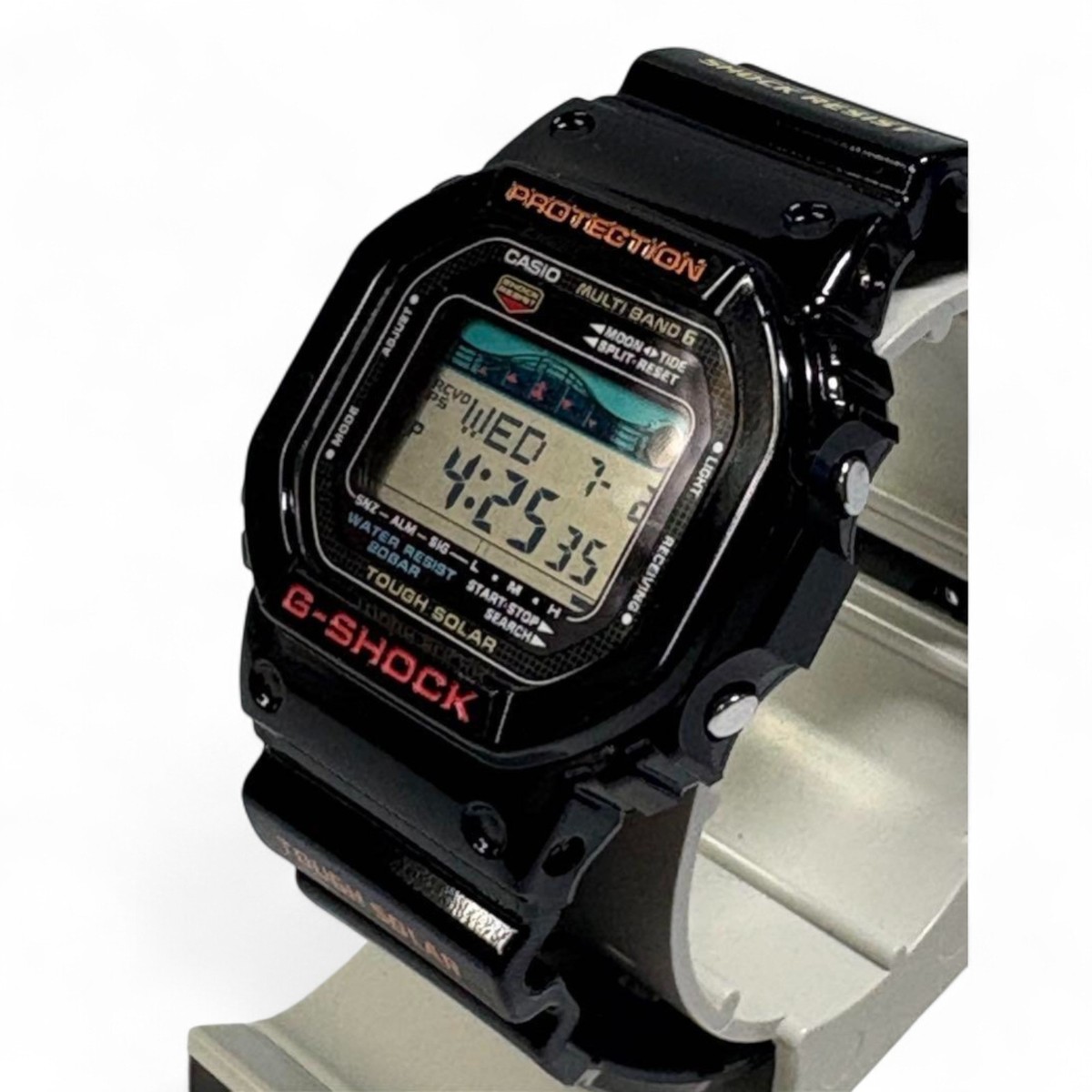 CASIO G-SHOCK G-LIDE GWX-5600-1JF Radio Solar Watch Black New | eBay