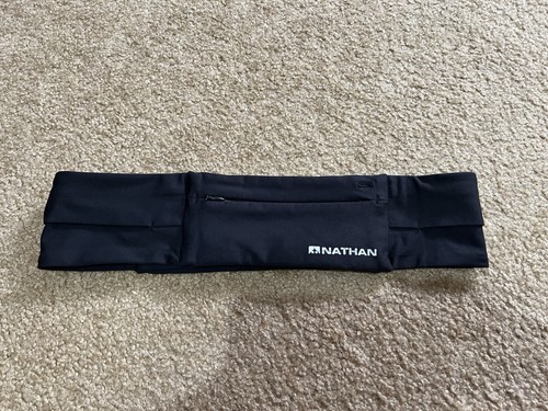 Nathan Zipster Lite Laufgürtel schwarz sportlich Gr. M - Bild 4 von 11