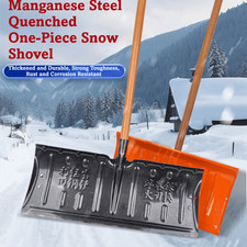 Thickened All Steel Snow Shovel Large Snow Cleaning Shovel Snow Removal Tool