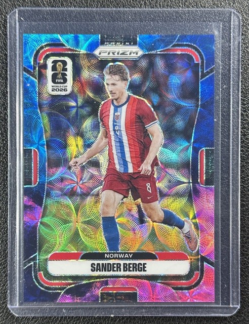 1/1 SANDER BERGE 2026 PANINI PRIZM WORLD CUP #328 CHOICE NEBULA 1/1 NORWAY