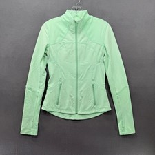 Lululemon Define Jacket Light Green Full Zip Thumbholes Athleisure Women's 6
