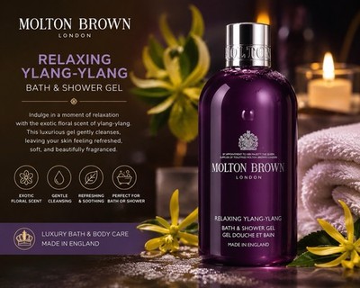 Molton Brown London Relaxing Ylang-Ylang Bath & Shower Gel Made in England