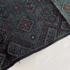 Jewel Box #B 13x60 LONG Vintage Mud Dyed Hand Woven Oshima Kimono Silk OV16