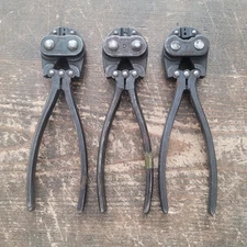 3 Vtg HKP Inc Bell System B & D Wire Crimper Crimping Pliers Lineman Tool USA