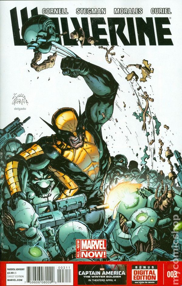 Wolverine #3A FN 2014 Stock Image