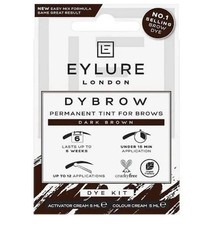 Eylure Dybrow Eyebrow Dye Kit Dark Brown – Permanent Brow Tint Up To 6 Weeks