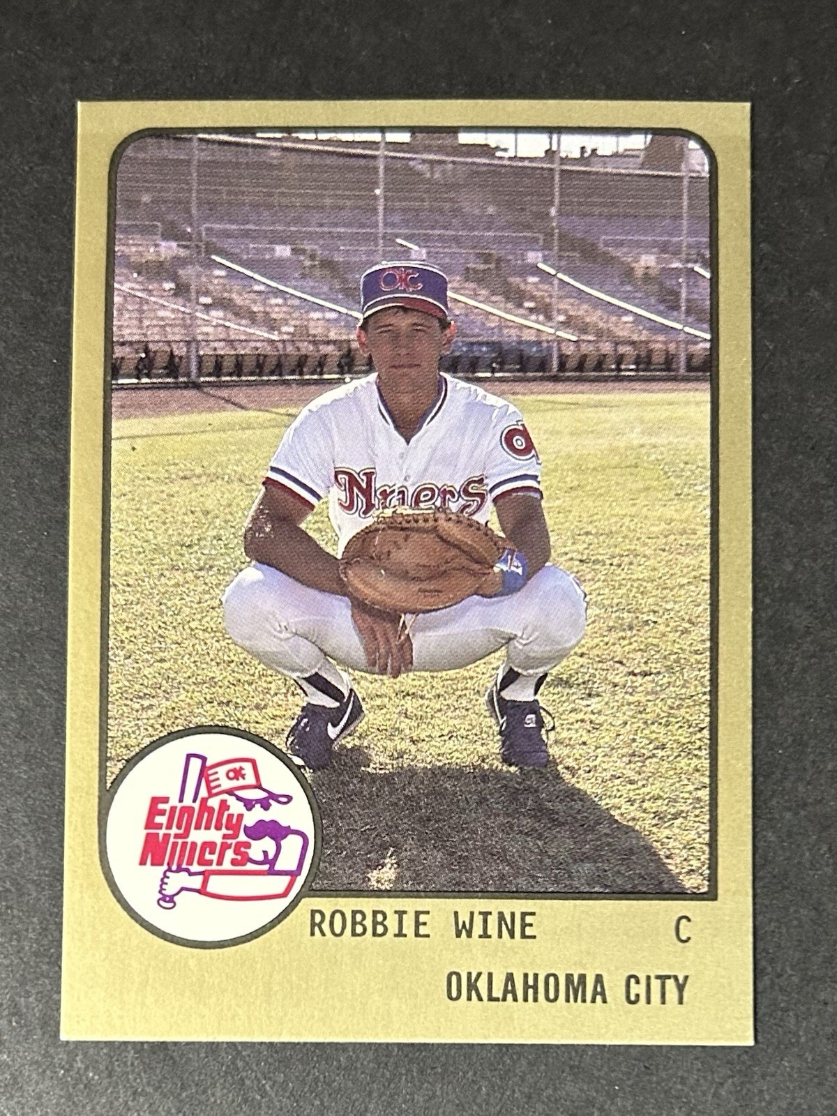 1988 Oklahoma City 89ers- #42  Robbie Wine  - ProCards : NRMT-MT