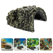 2 PCS Turtle Tank Basking Platforms Dock Frog Habitat Reptile Cave Hide