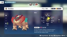 Pokémon Legends ZA Mega Dimension SHINY TERRAKION MAX IVS EVS INSTANT DELIVERY