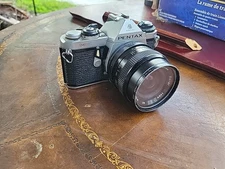 Pentax ME 35mm SLR Film Camera w/ Vivitar 28mm 1:2 Wide Angle Lens