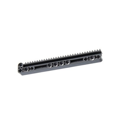 1x Lego Technic Zahnstange 1x14x2 neu-dunkel grau mit Achs und Pin Löchern 18942