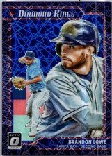 2021 Donruss Optic #1 Brandon Lowe Pandora Purple #/99