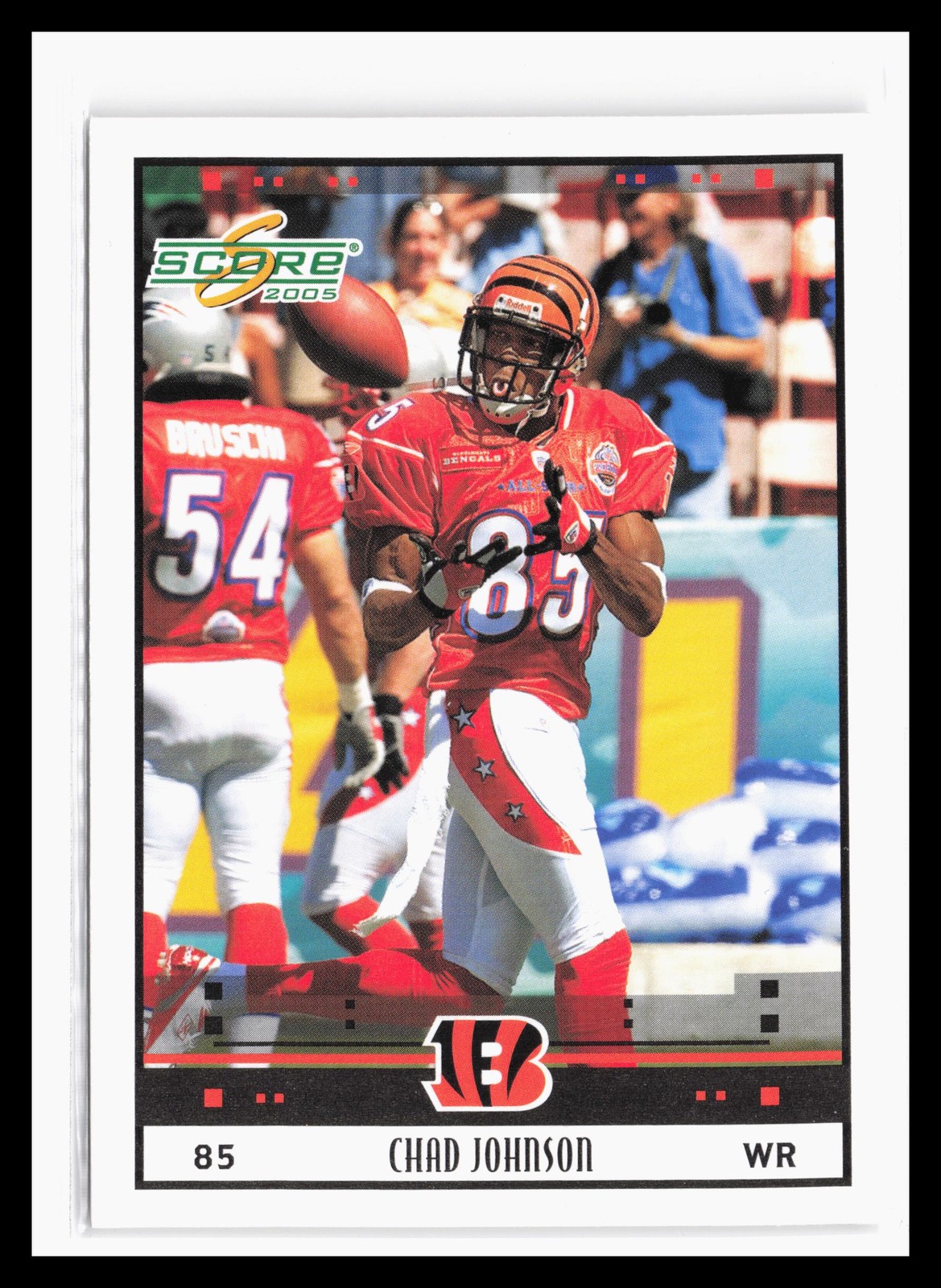 2005 Score #322 Chad Johnson Cincinnati Bengals SP