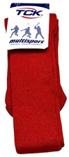 TCK Socks Unisex Multisport Red Football Soccer Baseball Made In USA Stretch
