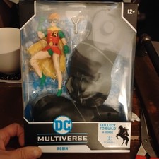 Bonus Free Comic. McFarlane Toys DC Multiverse Build Horse Series Robin 7''