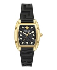 Versace Womens  Gold 36mm Strap Fashion Watch