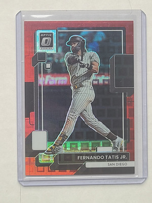 2022 Panini Donruss Optic Fernando Tatis Jr. Red Pandora Prizm Card /99