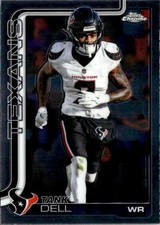 2025 Topps Chrome Football NFL Tank Dell Houston Texans #123