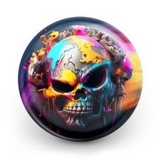 Bowling Ball On The Ball The Color Skull