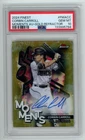 Corbin Carroll 2024 Topps Finest Moments Auto Gold Refractor /50 PSA 10 #FMA-CC