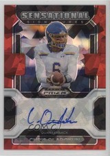 2023 Panini Chronicles Draft Picks Red Ice Prizm Chris Oladokun #SS-COL Auto 2qw
