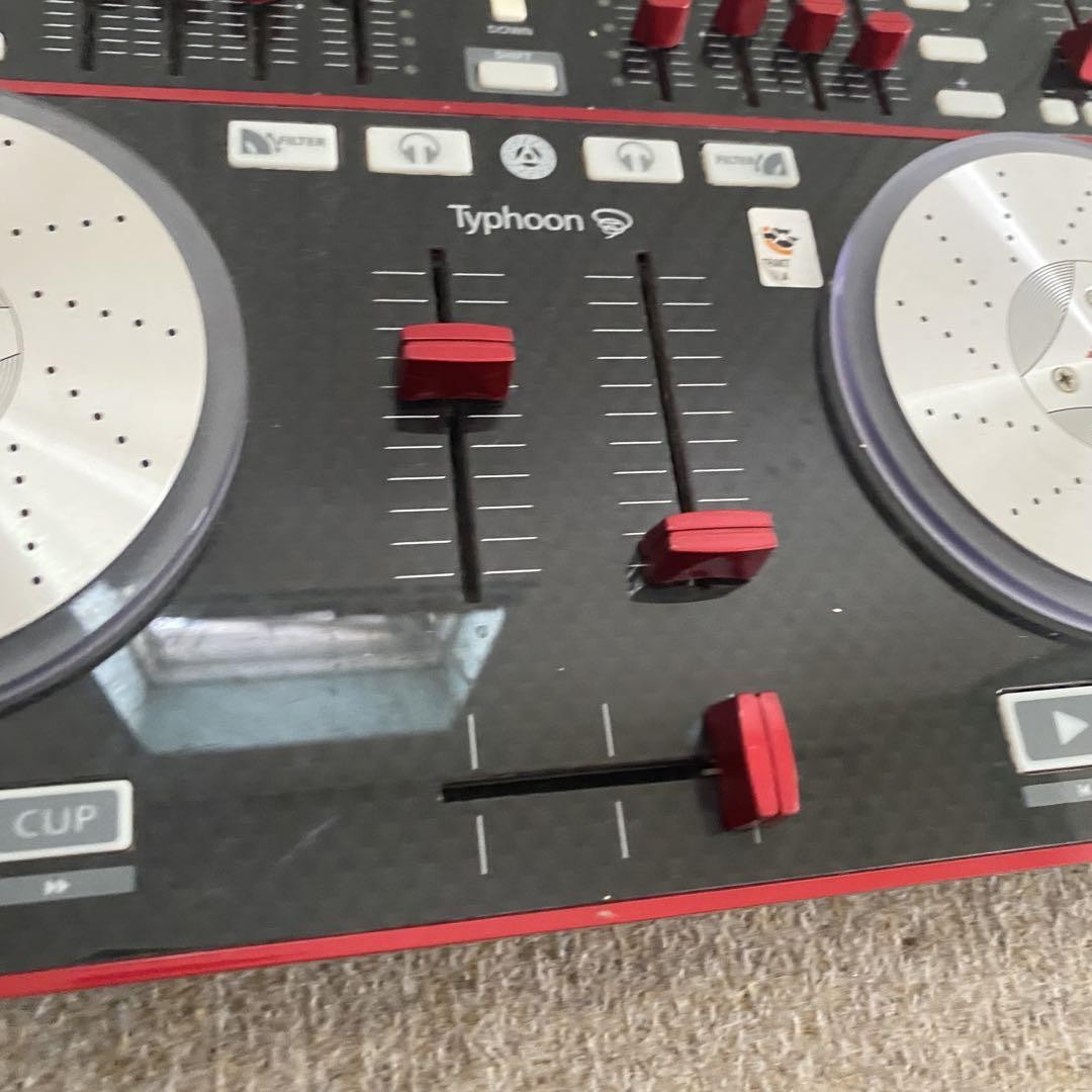 DJ機材 Vestax Typhoon Black Amazon.com: Vestax Typhoon Midi Controller : Musical Instruments
