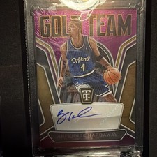 2024-25 Totally Certified Anfernee Hardaway Gold Team Purple Mirror Auto #47/49