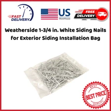 Weatherside 1-3/4 in. White Siding Nails for Exterior Siding Installation Bag