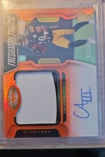 2022 Certified  Freshman Fabric Mirror Signature Calvin Austin III  Orange /199 