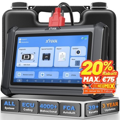 XTOOL D7S KFZ Profi OBD2 Diagnosegerät Auto Scanner ALLE Steuergeräte ECU Coding