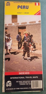 Peru International Travel Map Waterproof
