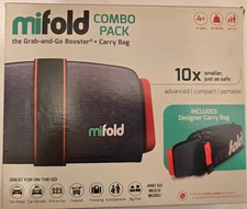 Mifold Grab-And-Go Compact Car Portable Booster Seat+Carry bag-Great condition!