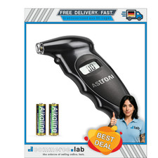 Digitaler Reifendruckprüfer | Präzise 0,1 PSI | Beleuchtetes LCD