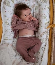 18in Realistic Reborn Baby Doll Girl Bettie Full Body Vinyl Newborn Lifelike Toy