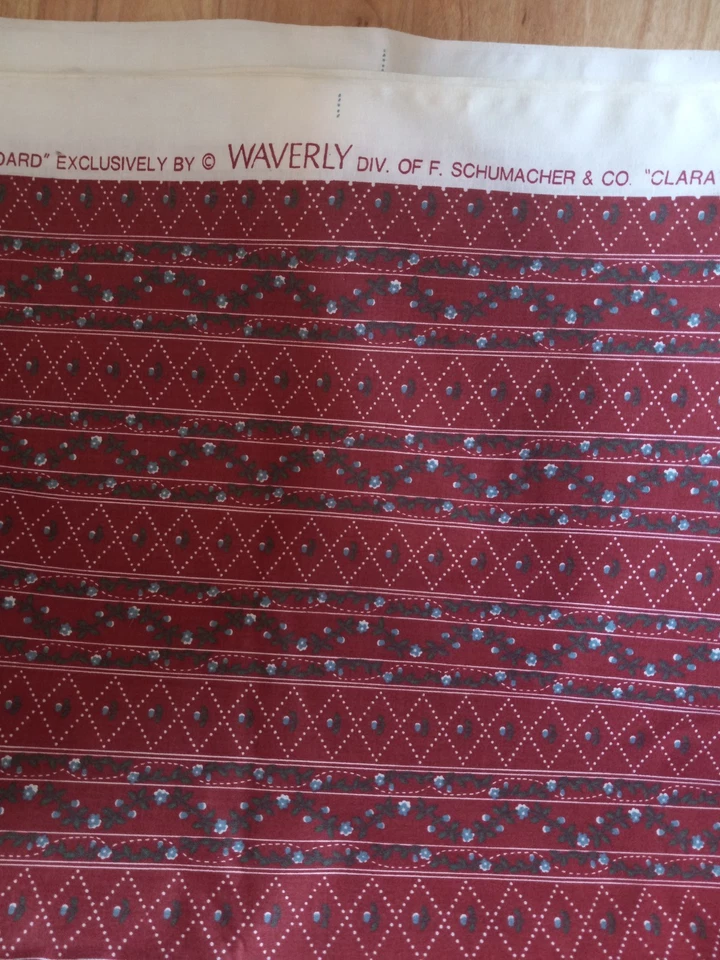 Waverly Multicolor Floral Calicó Armario Tela Algodón 4yds x 45 pulgadas Foto 3 de 4