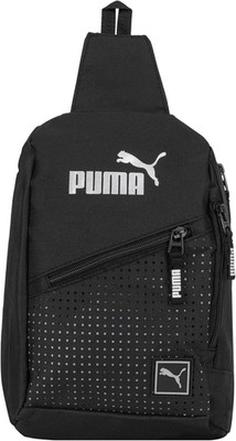 PUMA EVERCAT SIDEWALL SLING Backpack,Black/Silver,One Size