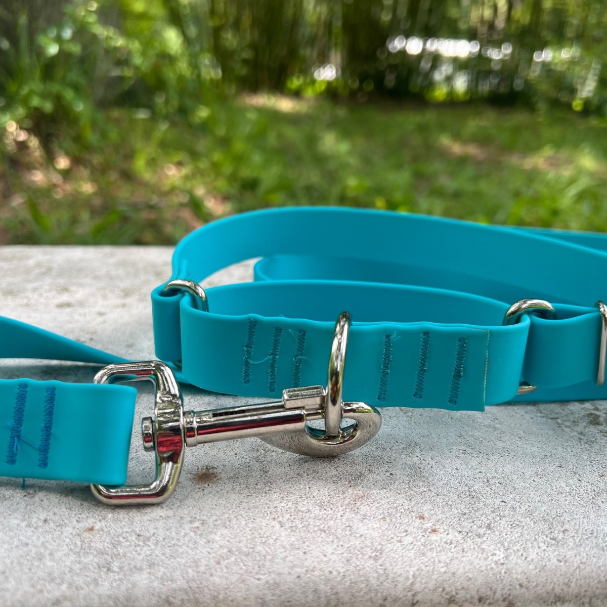 inch wide Waterproof Martingale Dog Collar and Leash Set Slip