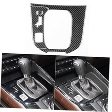 Real Premium Carbon Fiber Car Center Cover Trim Console Gear Shift Panel