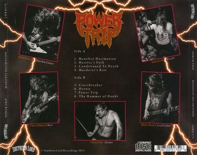 POWER TRIP MANIFEST DECIMATION NEW CD