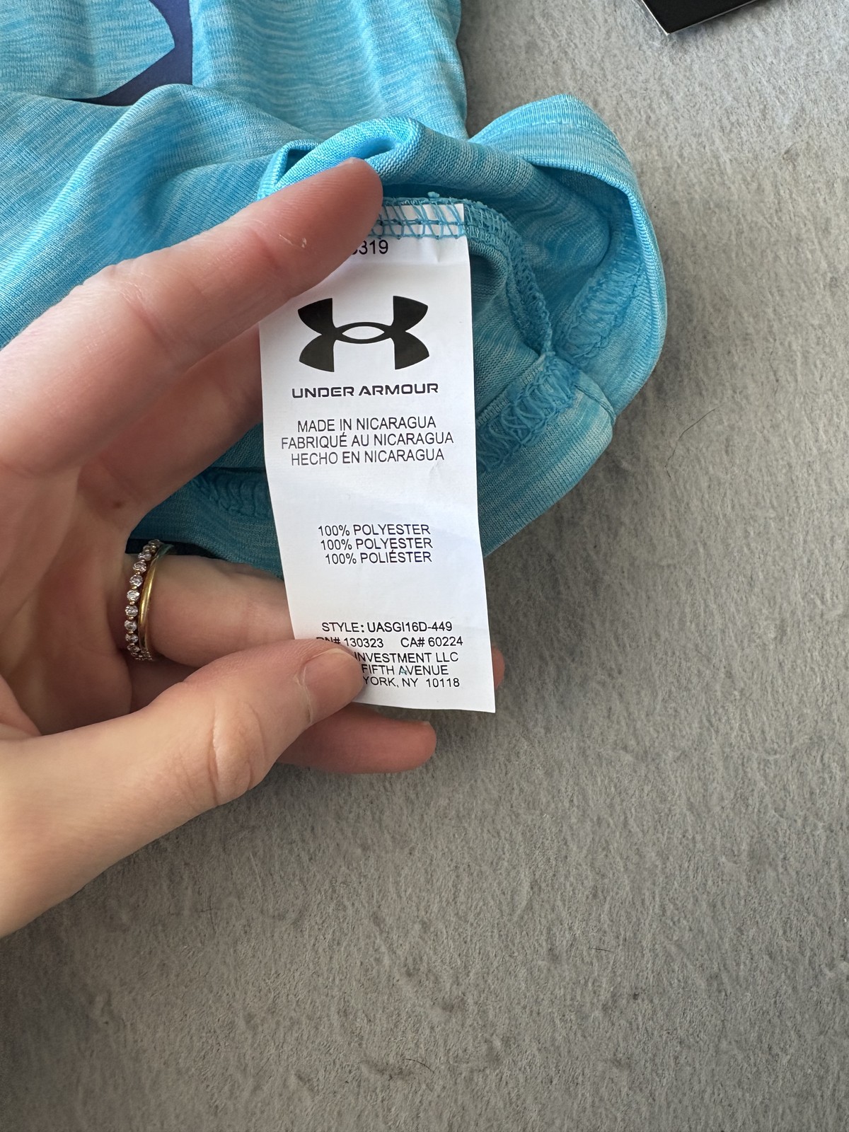 Under Armour Baby Toddler Boy 2T T-Shirt & Shorts Outfit Set Blue Purple NEW thumbnail 6