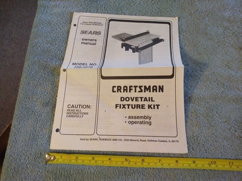 Kit de accesorios de junta de cola de milano Sears Craftsman de colección hecho en EE. UU. - Imagen 7 de 12