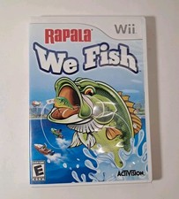 Rapala: We Fish Game (Nintendo Wii 2009) Activision W/ Instructions Fishing Game