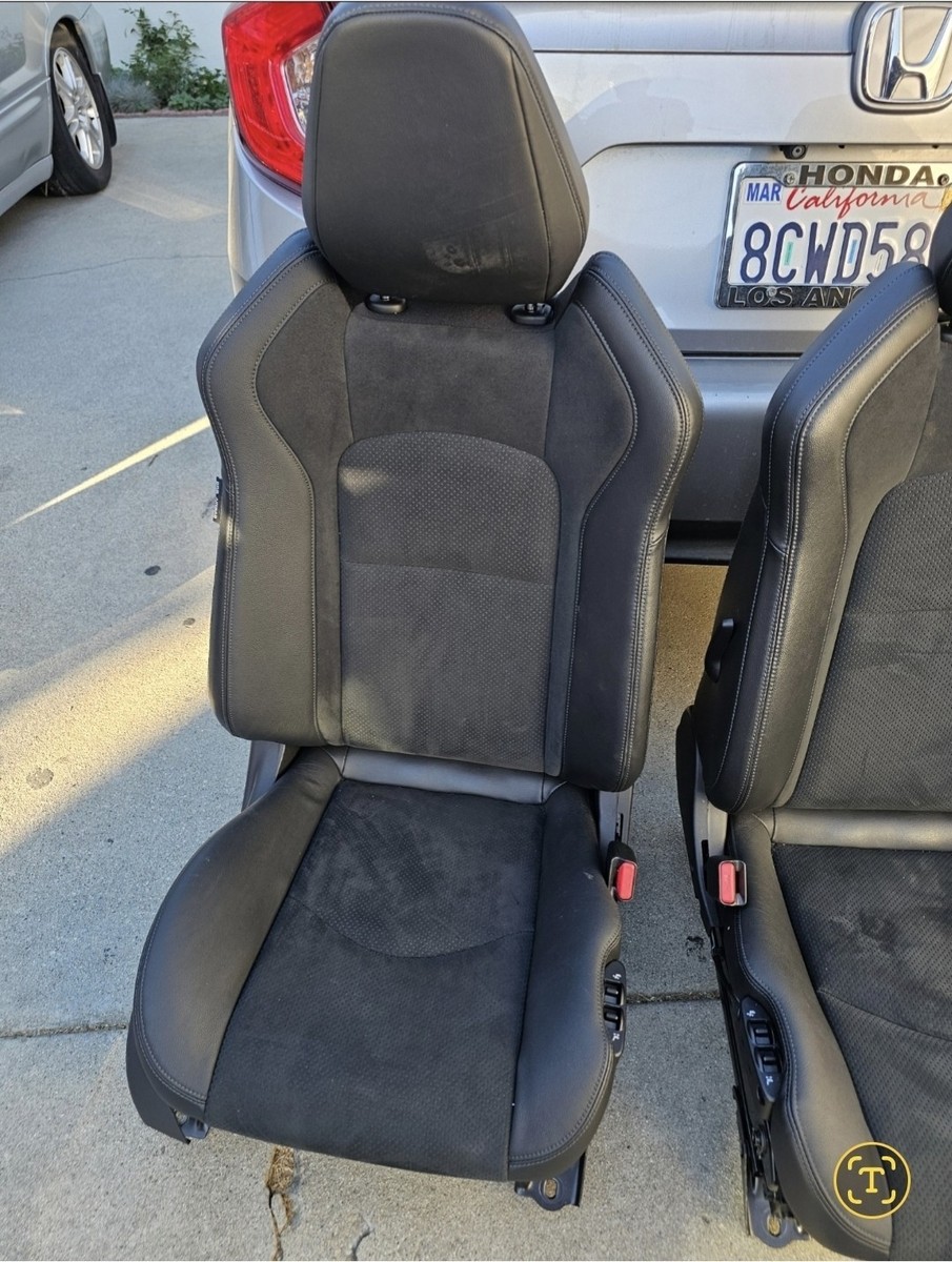 2024 Nissan Z Performance Seats Pair Suede Leather Black Heated LH