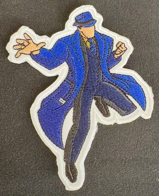 THE QUESTION Embroidered figure Patch DC Super Powers Justice League blank face
