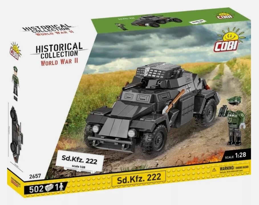 COBI, Sd.Kfz. 222 - 502 Parti, 1/28,  COB2657