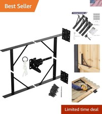 Anti Sag Gate Kit Heavy Duty No Sag Kit for Wooden Gate Fence with a Gate Latch